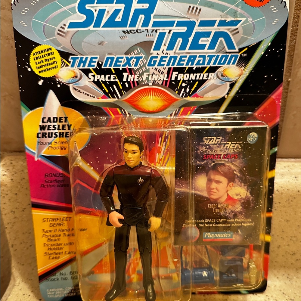 Star Trek The Next Generation Cadet Wesley Crusher Action Figure